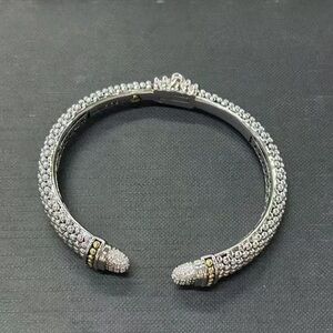 LAGOS Silver Bracelet with Gold Accents